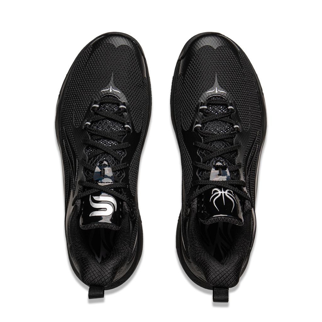 Li Ning мигающие новые баскетбольные спортивные кроссовки с низким верхом, нескользящие, износостойкие, профессиональные рефери, мужские кроссовки, черные ABPU001-15