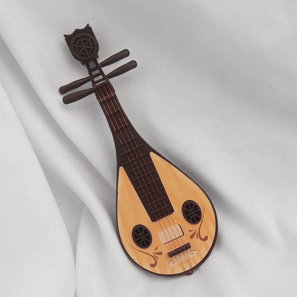 Decoration Props Retro Bjd Doll Accessories Plastic Flute Guzheng Doll Photo Props  Children