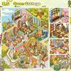 PET Miniature Landscape Sticker DIY Miniature Scene Collage Creative Cabin Scene Sticker