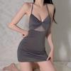 Women's Pajamas with Bra Thickened Slim Sexy Girls' Wear Sexy Slim Dress Suspender Nightgown Women