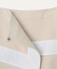Mayol Contrast Cotton Blend Wrap Skirt_Light Beige