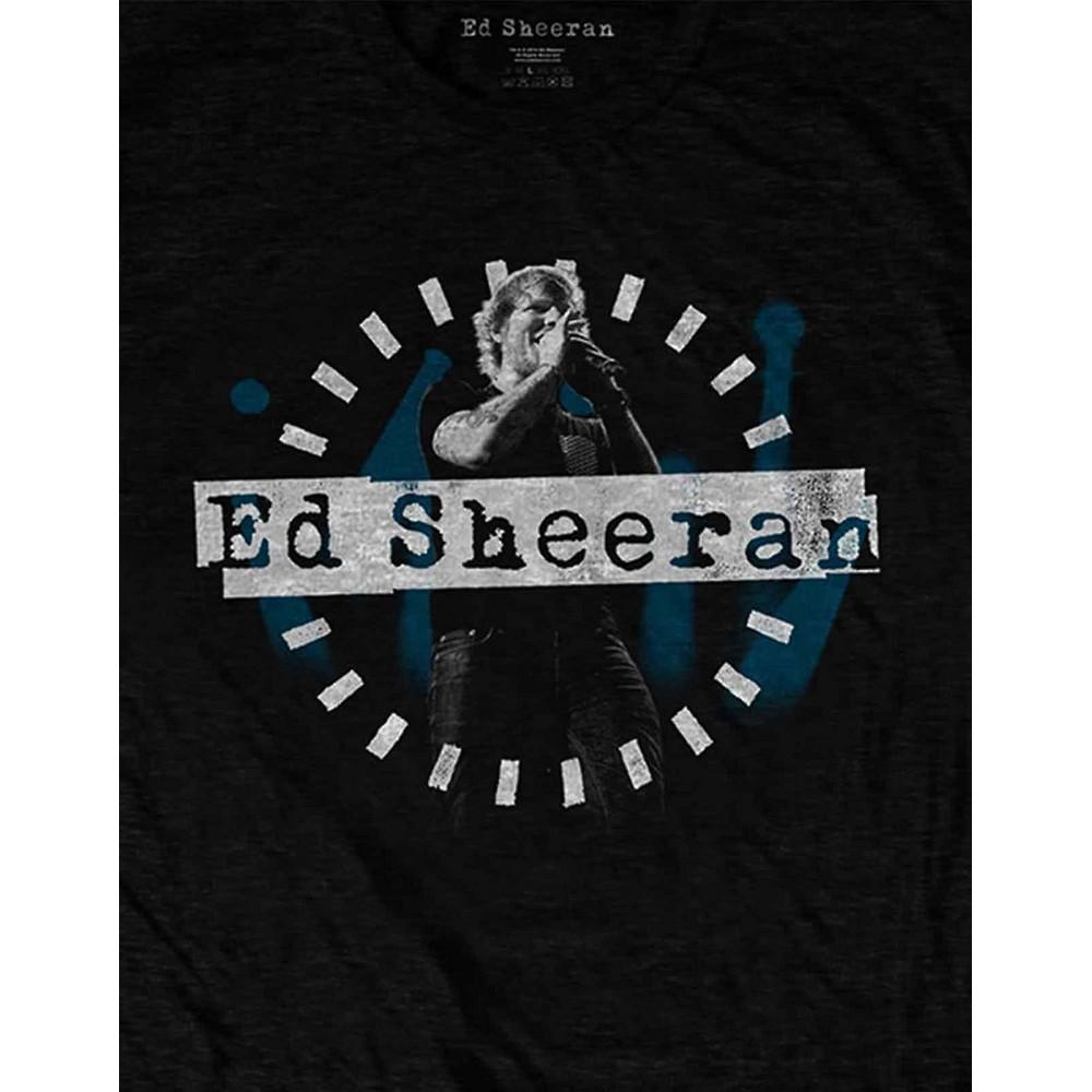 Ed Sheeran Футболка унисекс для взрослых со сценическими фотографиями