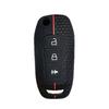 Складной 3-кнопочный чехол для ключа Ford Mondeo Everest EcoSport Kuga, силиконовый, дизайн «Соты»