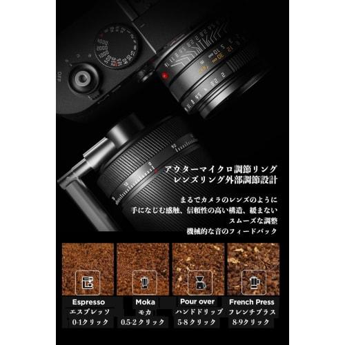 Ручная кофемолка TIMEMORE Kuriko S3, Цельнометаллическая, Внешняя регулировка, Ручной привод, Экономия усилий, Годовая гарантия (S3-Черный)