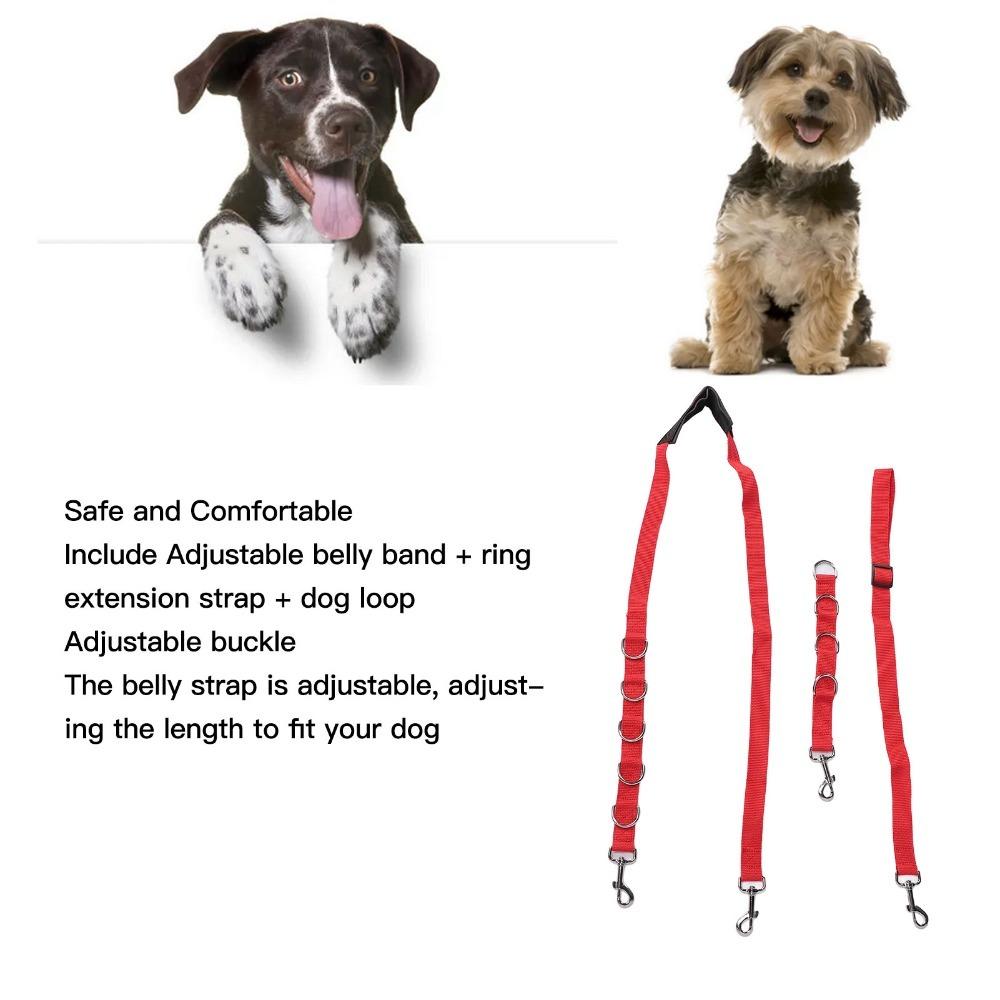 Multi Loop Buckle Dog Bath Restraint Adjustable Length Dog Belly Support Belt Pet Salon Groom