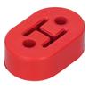 2?Hole Muffler Hanger Polyurethane Shakeproof Universal Automobile Exhaust Pipe FittingsRed