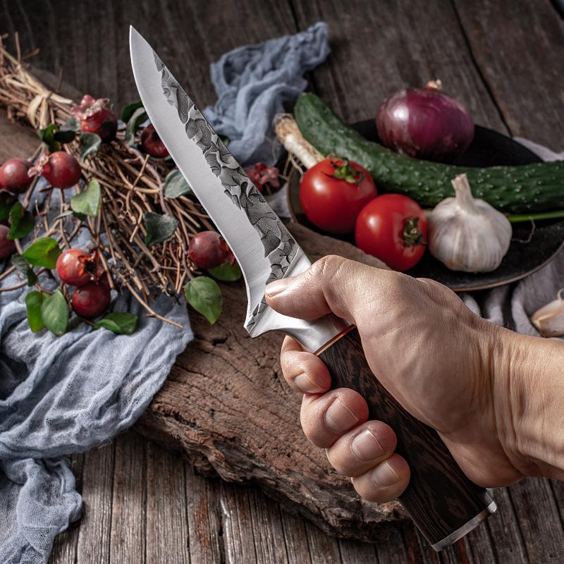 Нержавеющая сталь Нож для рыбы Мясник Фрукты Овощерезка Тесак для мяса Кухонные ножи для обвалки