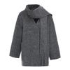 G·TENNA BN-B88906 Women's Mid-Length Cashmere Blend Coat