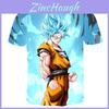 Женские 3D Мужские Принт Dragon Ball Z Веджета Гоку Футболки Повседневные Футболки Аниме Футболки