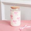 Drinkware Container Coffee Cups with Lids and Straw Drinking Cup Cute Tumbler Cups  Girl Gift
