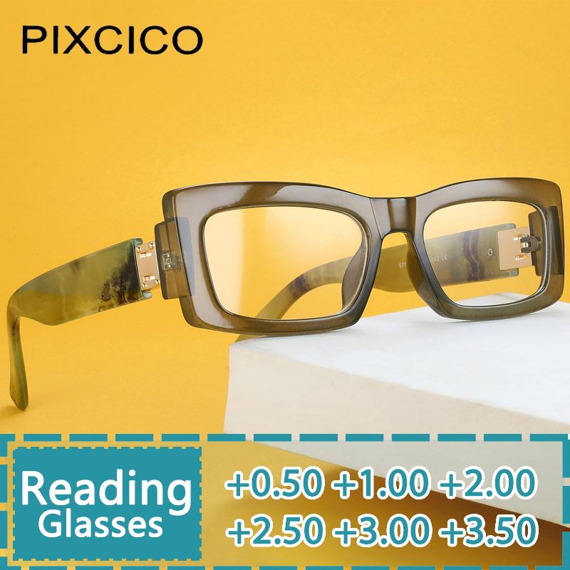 R56339 Женские квадратные очки для чтения «Кошачий глаз» +1,00 +1,50 +2,00 Современная маленькая оправа Ретро Очки для пресбиопии