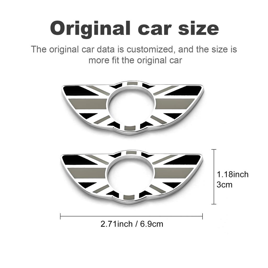 FDAIUN Украшение штифта замка двери автомобиля, Подходит для BMW MINI R60 R61, Милое, Юнион Джек,
