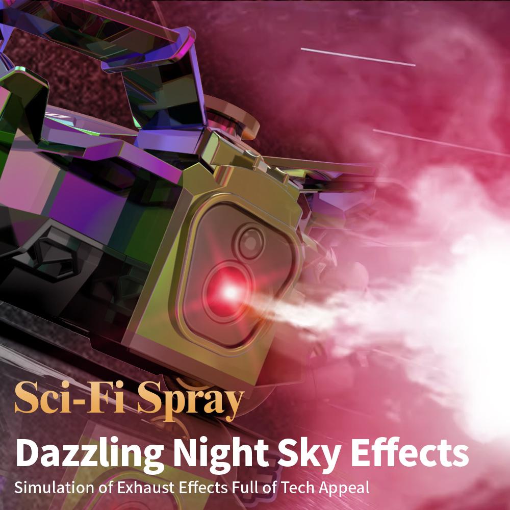 non-toxic JJRC 2.4G RC Racing Drift Car Dazzing With Lights Spray Model Kids Toys 4WD Remote Control High Speed Vehicle children Birthday Gift