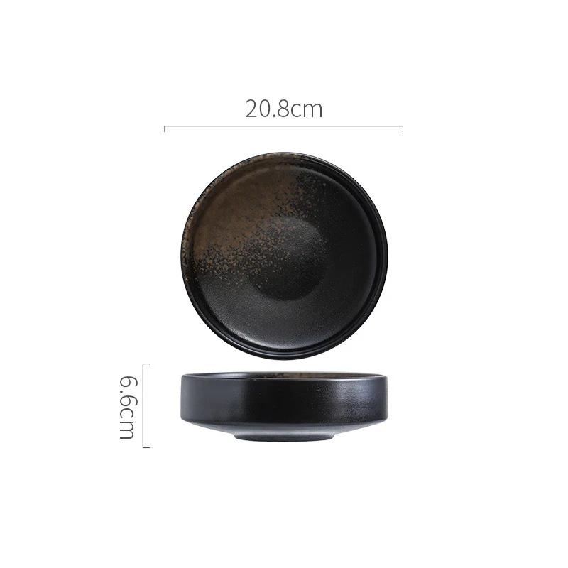 Ceramic Bowl Creative Thick Soup Bowl Dessert Bowl Sushi Bowls Salad Bowls Appetizer Bowls Restaurant Specialty Tableware