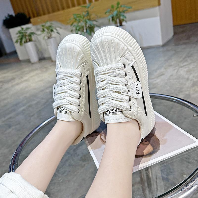 Весенние новые маленькие белые туфли женские универсальные спортивные и повседневные туфли для папы обувь для доски прилив взрыв весна и осень