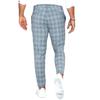 Мужские брюки в клетку Slim Fit Мягкие эластичные повседневные длинные брюки для работы, офиса и бизнеса