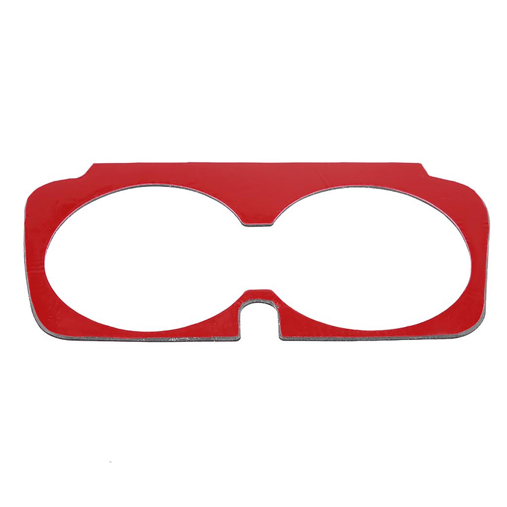 Carbon Fiber Car Cup Holder Trim Sticker for Mercedes Benz C Class W205 C180 GLC Classic Style