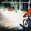 Bicycle Headlight Waterproof Modes Adjustable USB Rechargeable Universal MTB Road Mountain Bike Night Riding LED Front Lamp