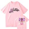 I Am Kenough T Shirt Fashion Unisex /Women Aesthetic Kawaii You Are Kenough Tshirt Unisex High Quality Sand Cotton Tees Shirts Korea