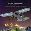 LED Foam Remote-Control Airplane - Crash-Resistant Fixed-Wing Glider Toy