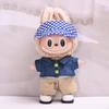 Plush Doll Clothes Photo Props DIY for 15-17cm Costumes Accessories Denim Lapel