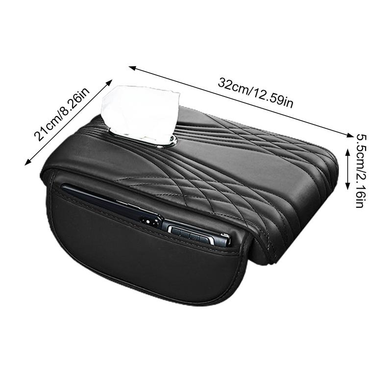 Подлокотник автомобиля водонепроницаемый защитный чехол для подлокотника центральной консоли подушка для локтя с карманом для хранения и коробкой для салфеток