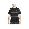 Nike SS22 ACG Полосатая футболка с круглым вырезом с коротким рукавом Мужские топы Черные DQ4957-010