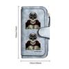 Gothic Skull Print Long Wallet