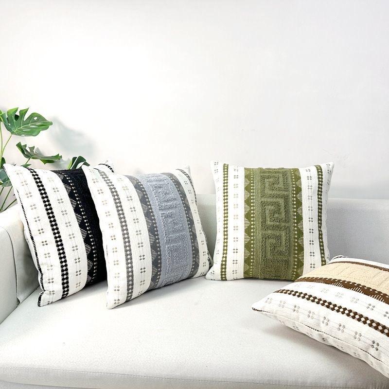 Наволочка для диванной подушки без наполнителя, Односторонняя шенилловая наволочка, Офис, Гостиная, Спальня, Эркер, Прикроватная наволочка