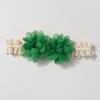 New baby lace headband cute chiffon flower children's headscarf thin comfortable baby hair accessories