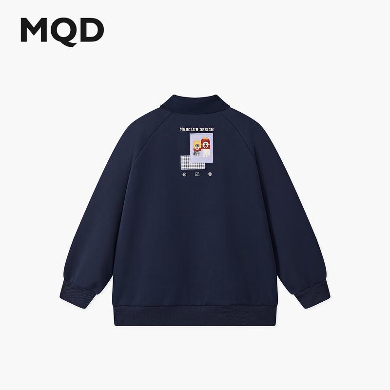 MQD Boys' Casual Half-Zip Cartoon Sweatshirt