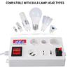Accurate Measurement Lamp Tester Box Easy To Use Voltage Tester  Electric Power Test