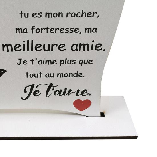 Деревянное украшение в виде сердца, отдельно стоящее украшение в виде сердца для дома, настольное украшение в виде сердца, благодарность