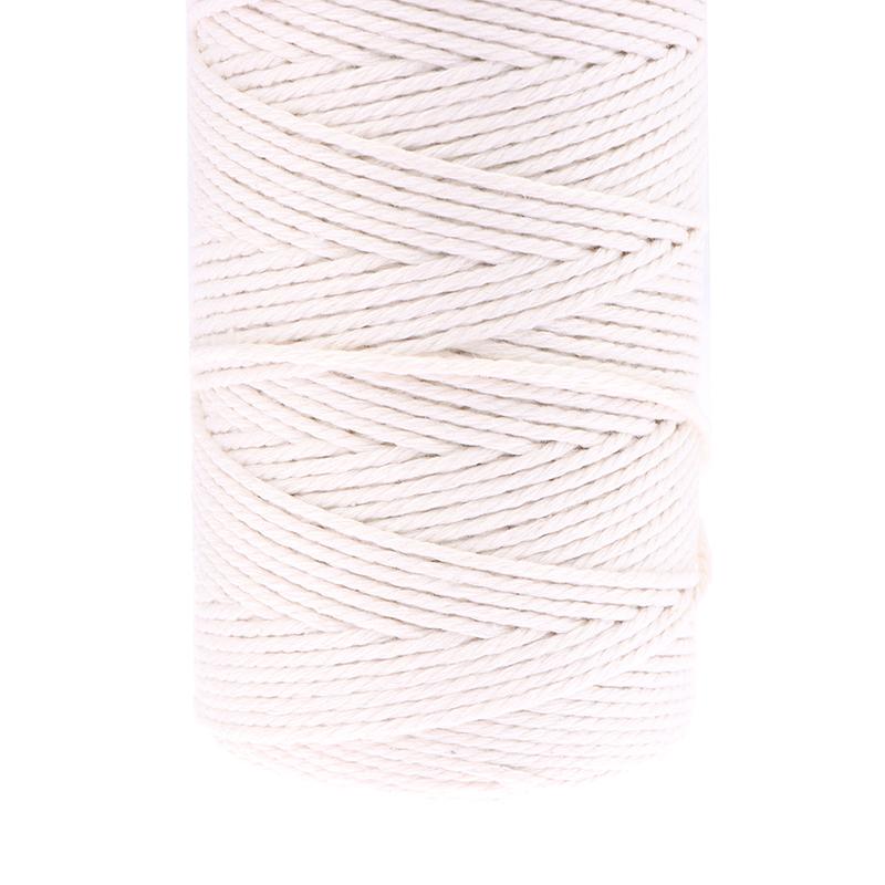 2 мм * 200 м хлопковая веревка белая хлопковая веревка белая отбеленная упаковка витая веревка может быть окрашена гобеленовая веревка своими руками