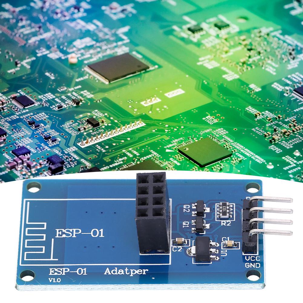 2Pcs Set ESP8266 Wifi Wireless ESP01 Adapter Module 3.3V5V Transparent Pass Through Module