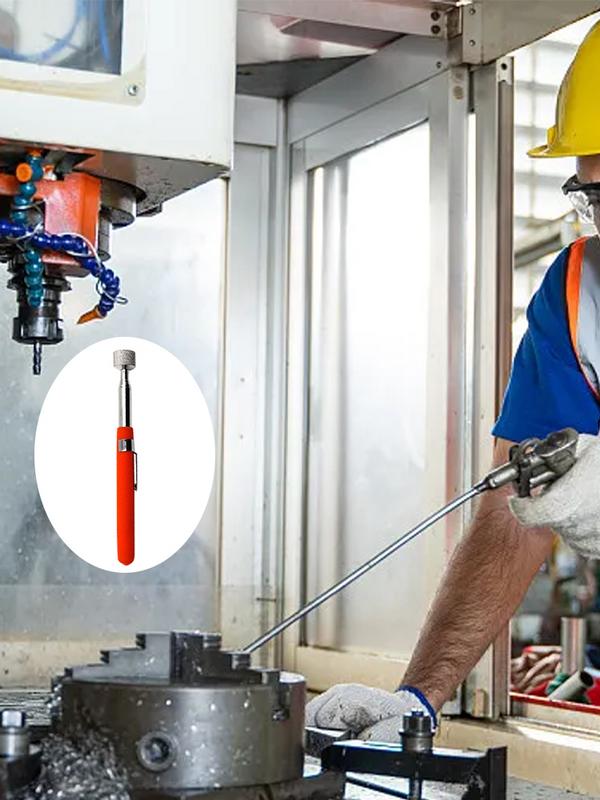 Телескопическая магнитная палка Телескопический магнитный захватный инструмент Легкий металлический всасывающий стержень Аксессуары для инструментов осмотра транспортных средств