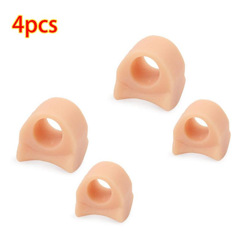 4 Pieces Toe Spreader Sleeve Thumb Spreader Men's and Women's Casual Athletic Toe Covers, Isolated Toes Prevent Overlapping