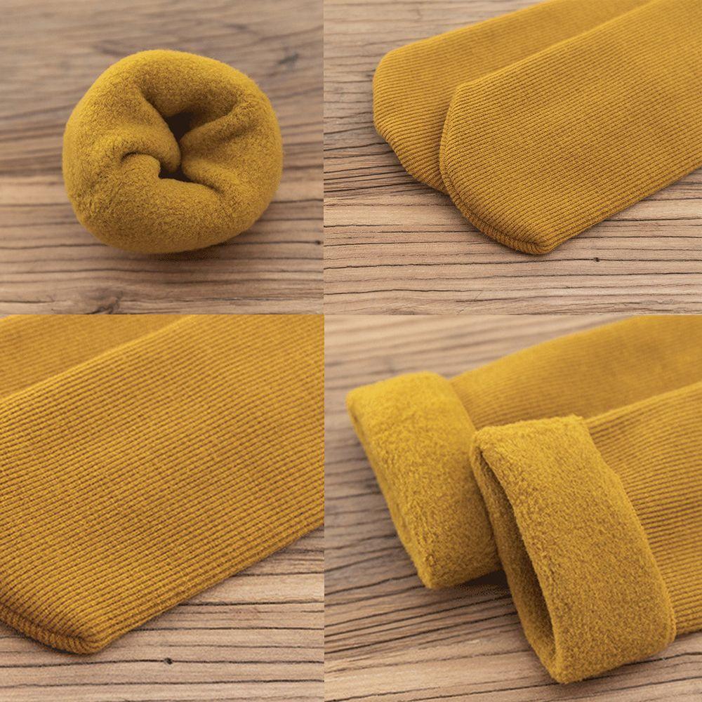 Autumn Winter Snow Boots Thicken Velvet Floor Socks Wool Cashmere Snow Socks Sleeping Warm Hosiery