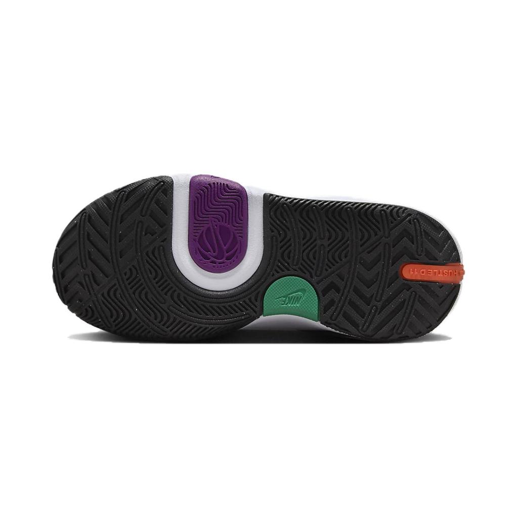 Nike Кроссовки детские Team Hustle D11 SE PS Mystic Navy черные космические-глиняные университетские-золотые FQ7659-001