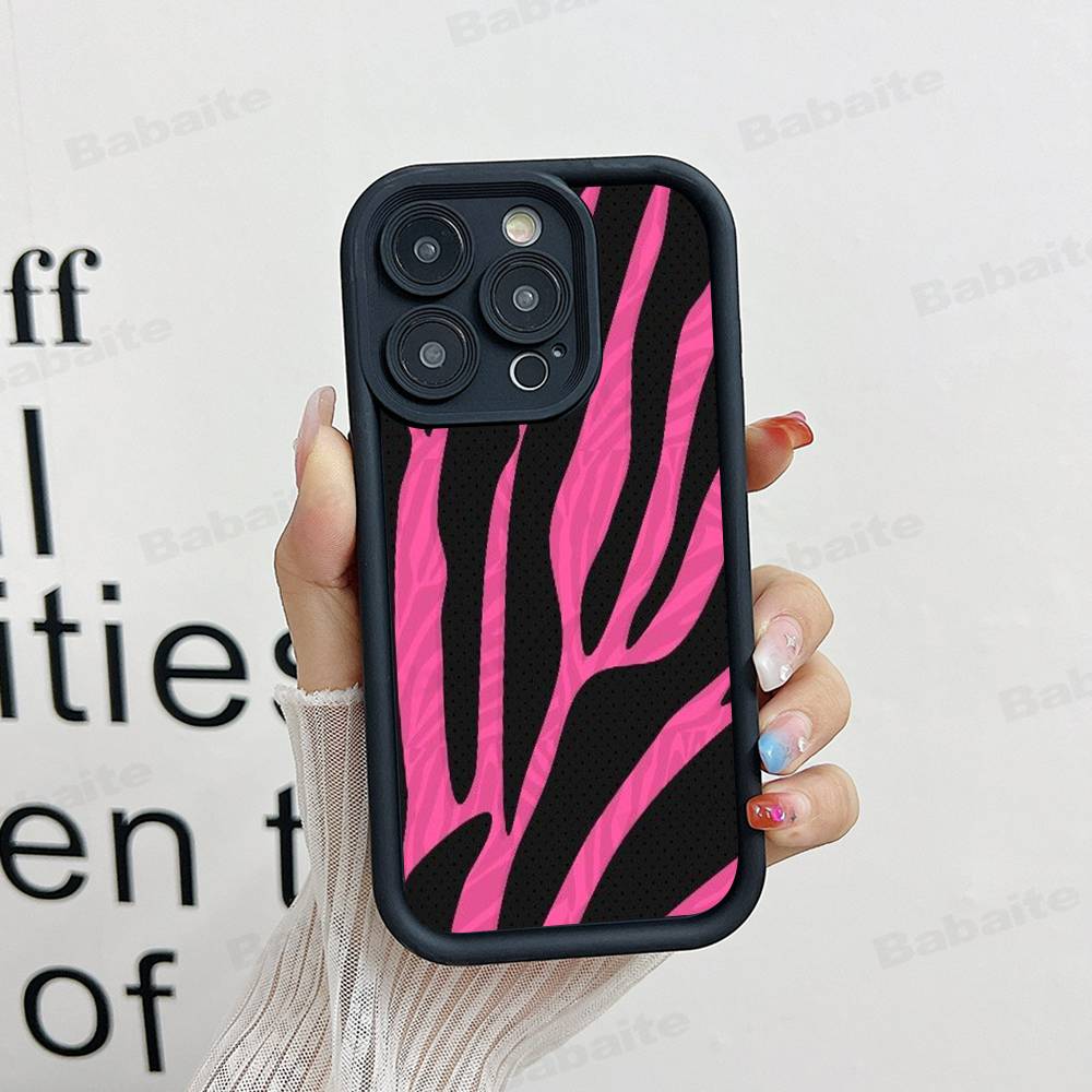 Zebra Pattern Art Phone Case For IPhone 17 16 15 14 13 12 11 Pro Max Anti Drop Soft Cover