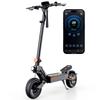 Электросамокат iScooter W10, Мотор 1200 Вт, Аккумулятор 48 В 15 Ач, Складной Электросамокат, Максимальная Дальность 60 км, 10-дюймовые Внедорожные Шины, Вездеходный Электросамокат для Взрослых