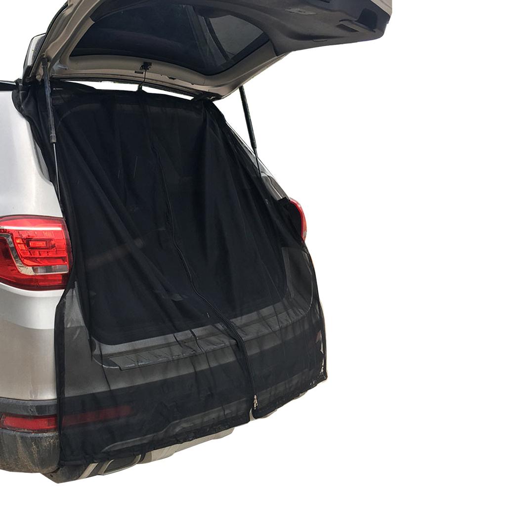Upgraded Car Tailgate Mesh Screen for SUV Camping Magnetic Car Tent for Tailgate Car Camping Accessories Lightweight