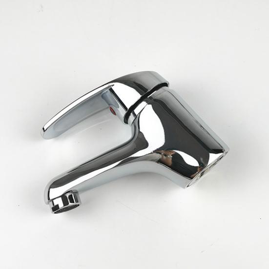 2Pcs Single Handle Vanity Faucet with Anti-Drip Core Chrome Basin Tap Contemporary Bathroom Sink Faucet