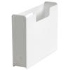 Sanka Sanbassa Slim Floating File Box with Powerful Magnetic Storage, Fits A4 Size Files, White, 4kg Weight Capacity, Securely Mounts To Desks,