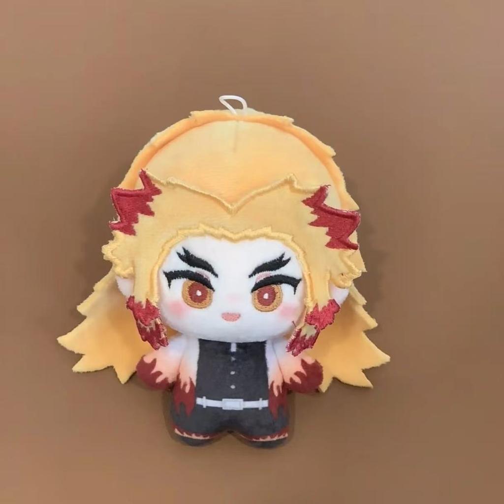 10cm Anime Demon Slayer Kimetsu No Yaiba Plush Kamado Tanjiro Agatsuma Zenitsu Hashibira Inosuke Tomioka Giyuu Pendant Doll Toys