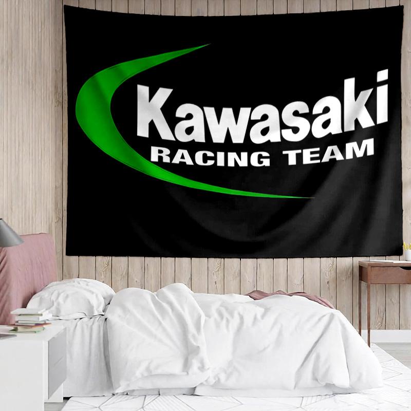 Kawasaki Ninja2 Tapestry for Bedroom Aesthetic Classroom Tapestries Wall Hanging for Living Room Dorm Office,Ideal Creative Gift