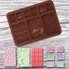 Matrita Silicone Chocolate Bar Mold – Deep, Easy Release for Energy Bars and Waffles, Perfect for Handmade Chocolate