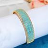 CMM Modern Jewelry Bohemian Ethnic Style Golden Party Jewelry Hand Accessories Women Zircon Bracelet Bangle
