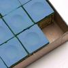 Pool Chalk Cubes Professional Billiard Cue Chalk Pool Table Accessories for Home Gaming 12 Packs In Blue