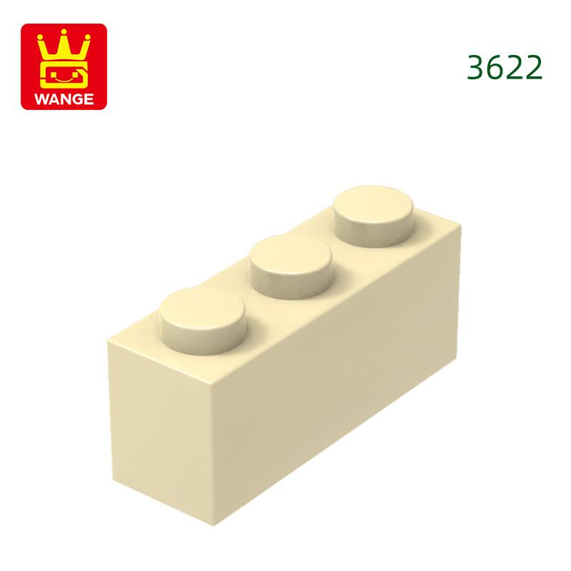 Нетоксичный 85 шт./лот 3622 1x3 точки Строительный блок Moc Классические аксессуары Совместим с Кирпич Детские игрушки Подарочная коробка
